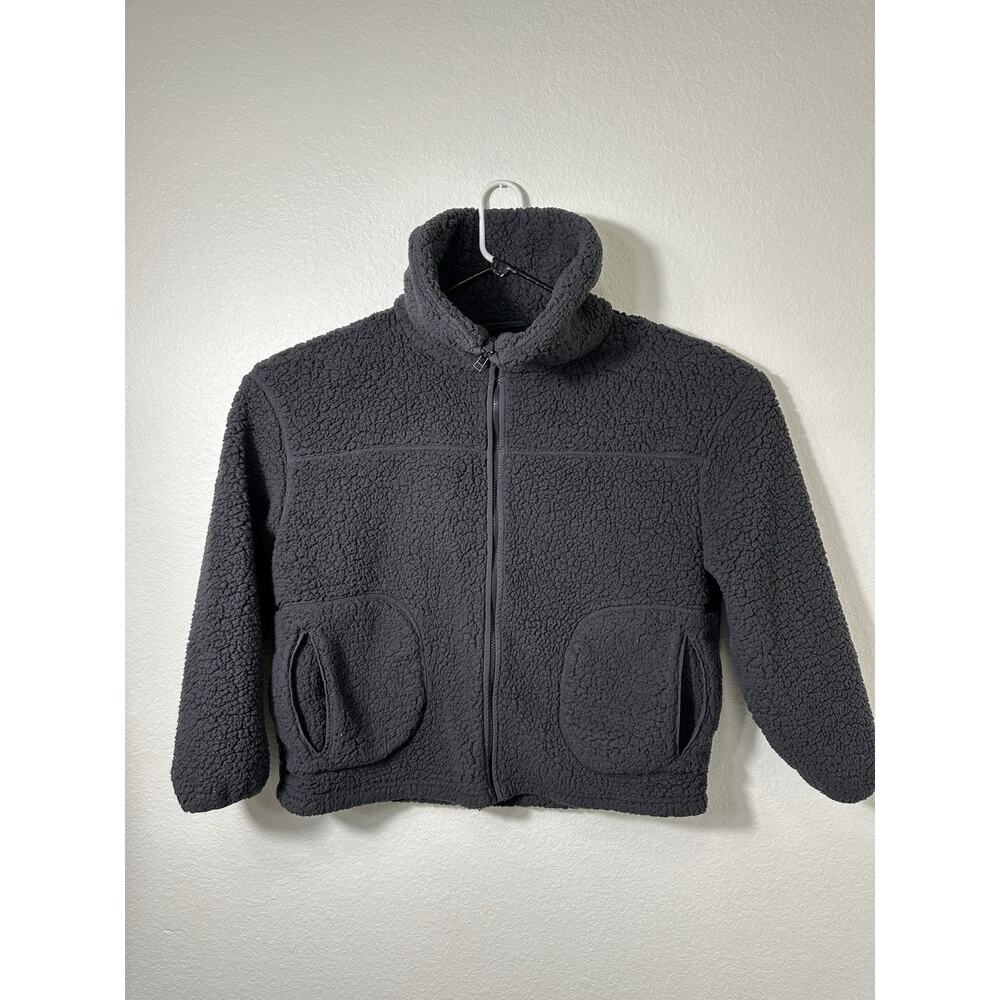Universal Thread Women's Faux Fur Zip Up Collared Sherpa, Size XL